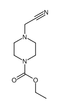 4-cyanomethyl-piperazine-1-carboxylic acid ethyl ester Structure