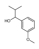 1-(3-甲氧基苯基)-2-甲基丙烷-1-醇结构式