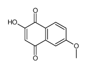 2-Hydroxy-6-methoxynaphthalene-1,4-dione Structure