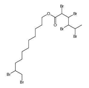 10,11-dibromoundecyl 2,3,4,5-tetrabromohexanoate结构式