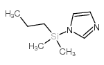 1-(二甲基正丙基甲硅烷基)咪唑[二甲基正丙基甲硅化剂]结构式