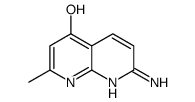 7-Amino-2-methyl-1,8-naphthyridin-4-ol structure