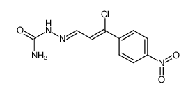 α-Methyl-β-chlor-p-nitrozimtaldehydsemicarbazon结构式