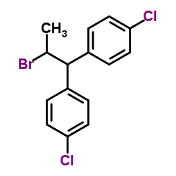 1,1'-(2-Bromo-1,1-propanediyl)bis(4-chlorobenzene)结构式