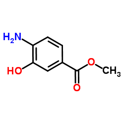 4-氨基-3-羟基苯甲酸甲酯结构式