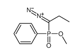 [1-diazopropyl(methoxy)phosphoryl]benzene Structure