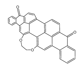 17,18-dihydrodinaphtho[1',2',3':3,4;3'',2'',1'':9,10]perylo[1,12-efg][1,4]dioxocin-5,10-dione Structure