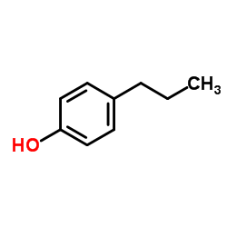 4-丙基苯酚结构式