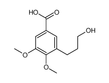 3-(3-hydroxypropyl)-4,5-dimethoxybenzoic acid结构式