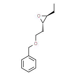 Oxirane, 2-ethyl-3-[2-(phenylmethoxy)ethyl]-, (2R,3R)-rel-(-)- (9CI) structure
