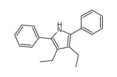 3,4-diethyl-2,5-diphenyl-1H-pyrrole Structure