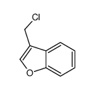 3-(氯甲基)苯并呋喃结构式