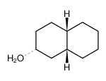 2-Naphthalenol, decahydro-, (4aS,8aR)- (9CI) Structure