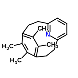 12,13,14,15-Tetramethyl-16-azatricyclo[9.2.2.14,8]hexadeca-1(13),4(16),5,7,11,14-hexaene结构式