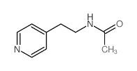 N-(2-pyridin-4-ylethyl)acetamide结构式