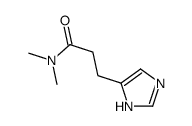 (9ci)-N,N-二甲基-1H-咪唑-4-丙酰胺结构式