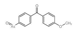 (4-arsorosophenyl)-(4-methoxyphenyl)methanone Structure