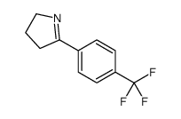 5-(4-三氟甲基苯基)-3,4-二氢-2H-吡咯结构式