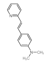 2-[4-(二甲基胺)苯乙烯基]吡啶结构式