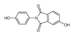 5-hydroxy-2-(4-hydroxyphenyl)isoindole-1,3-dione Structure