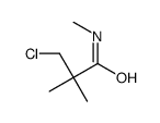 3-氯-N,2,2-三甲基丙酰胺结构式