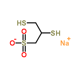 2,3-Dimercapto-1-propanesulfonic acid Structure