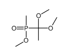 1,1-dimethoxy-1-[methoxy(methyl)phosphoryl]ethane结构式