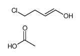acetic acid,4-chlorobut-1-en-1-ol结构式