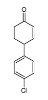 4-(4-chlorophenyl)-2-cyclohexen-1-one结构式