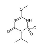 5-methoxy-1,1-dioxo-2-propan-2-yl-4H-1,2,4,6-thiatriazin-3-one Structure