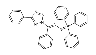 triphenylphosphazinephenyl-(5-phenyl-2-tetrazolyl)-methylene Structure