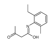 N-(2-ethyl-6-methylphenyl)-3-oxobutyramide结构式