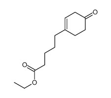 ethyl 5-(4-oxocyclohexen-1-yl)pentanoate结构式