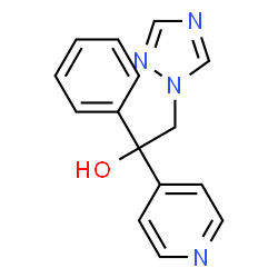 1-Phenyl-1-(4-pyridinyl)-2-(1H-1,2,4-triazol-1-yl)ethanol Structure