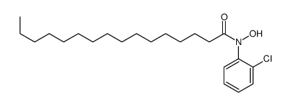 N-(2-chlorophenyl)-N-hydroxyhexadecanamide Structure