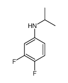3,4-二氟-N-(1-甲基乙基)-苯胺结构式