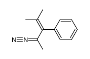 4-methyl-3-phenyl-2-diazo-3-pentene结构式