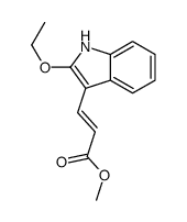 methyl 3-(2-ethoxy-1H-indol-3-yl)prop-2-enoate结构式