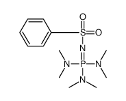 N-[tris(dimethylamino)-λ5-phosphanylidene]benzenesulfonamide Structure