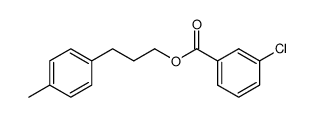 3-(p-tolyl)propyl 3-chlorobenzoate结构式