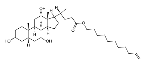 10-undecenyl cholate结构式