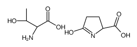 5-oxo-L-proline, compound with L-threonine (1:1) Structure