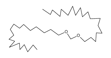 formaldehyde dinonanedecylacetal Structure