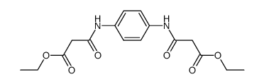 N,N'-p-phenylene-bis-malonamic acid diethyl ester结构式