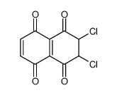 2,3-dichloro-1,2,3,4,5,8-hexahydro-naphthalene-1,4,5,8-tetraone Structure