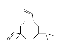 (1R,8S)-4,10,10-trimethylbicyclo[6.2.0]decane-4,7-dicarbaldehyde Structure