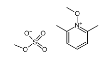 1-methoxy-2,6-dimethylpyridinium methyl sulfate结构式