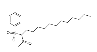 1-methyl-4-((1-(methylsulfinyl)tridecyl)sulfonyl)benzene结构式