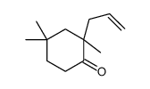 2,4,4-trimethyl-2-prop-2-enylcyclohexan-1-one结构式