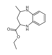 ethyl 2-methyl-2,3,4,5-tetrahydro-1H-1,5-benzodiazepine-4-carboxylate Structure